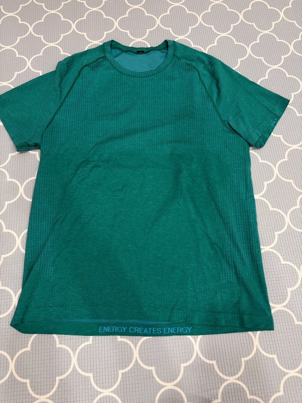 lululemon athletica Men's Teal Short-Sleeve Performance Tee